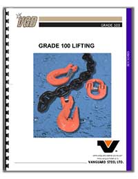 Grade100 lifting sling products