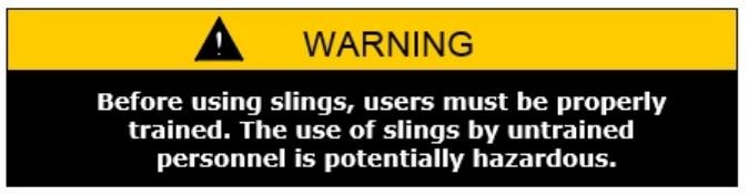 Warning for sling users