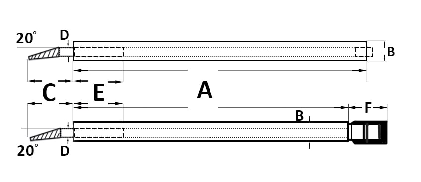 Winch Bar Dimension