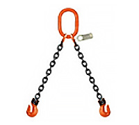 VGD - Chain Sling of a DOG (Double Leg, Oblong Master Link, Grab Hook)