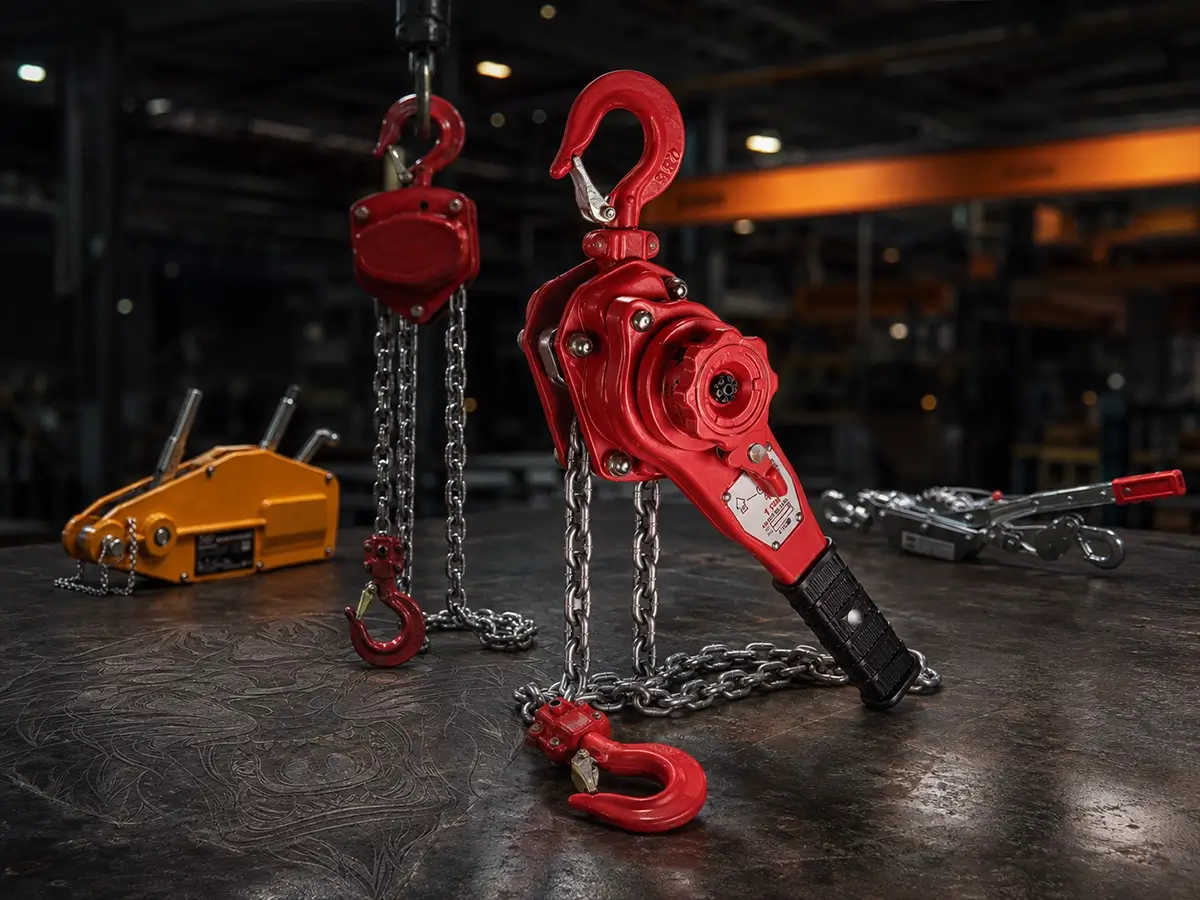 Red Beast lever hoists, chain hoists and pullers